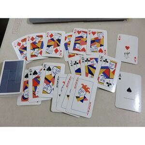 Piatnik Cubism Playing Cards Modernist Op Art Geometric Art Deck Austria 6593